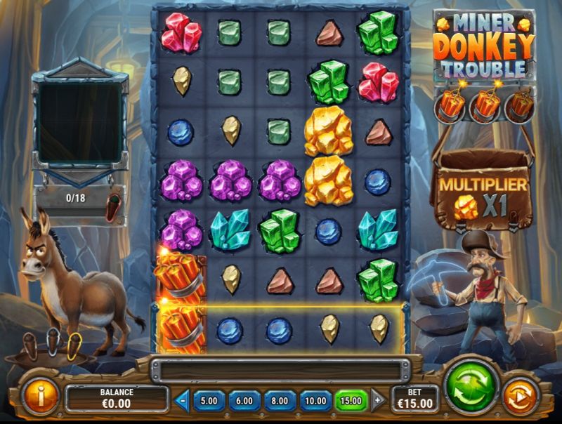 slothino.com video slot play Miner Donkey trouble