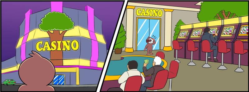 slothino enters a casino