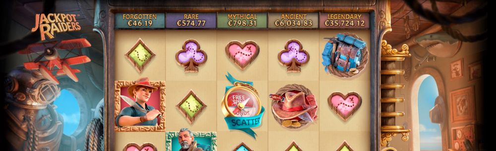 Slothino blog review of progressive jackpot slot Jackpot Raider